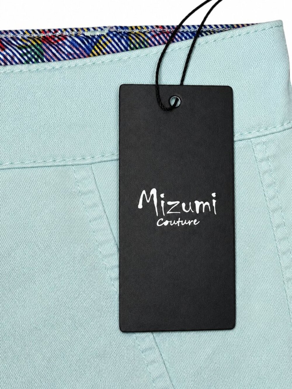 Mizumi Couture Kingdom Dreams Aqua Shorts Men's Size 38 - Picture 7 of 11